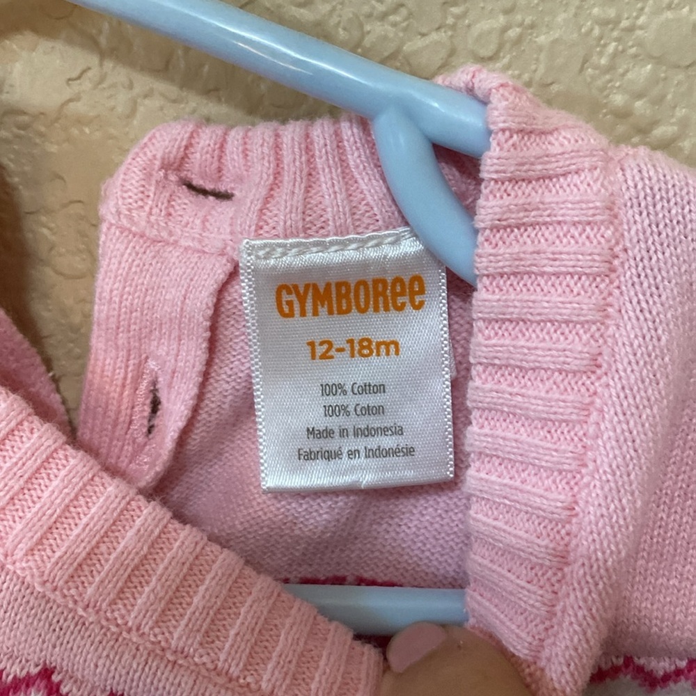 Baby Girls Gymboree Knit Cotton Dress Size 12-18M B4A - Picture 4 of 8